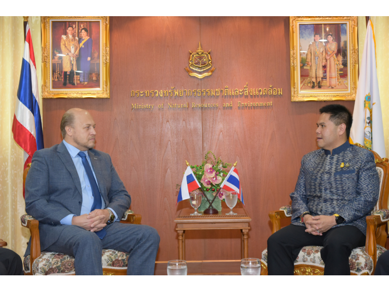 Russian Ambassador met with Minister of Natural Resources and Environment of Thailand